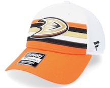 Anaheim Ducks Authentic Pro Draft White/Orange Trucker - Fanatics