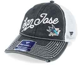 San Jose Sharks Sport Resort Dad Cap Black Trucker - Fanatics