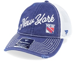 New York Rangers Sport Resort Dad Cap Deep Royal Trucker - Fanatics