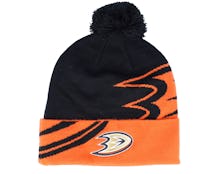 Anaheim Ducks Block Party Black/Dark Orange Pom - Fanatics