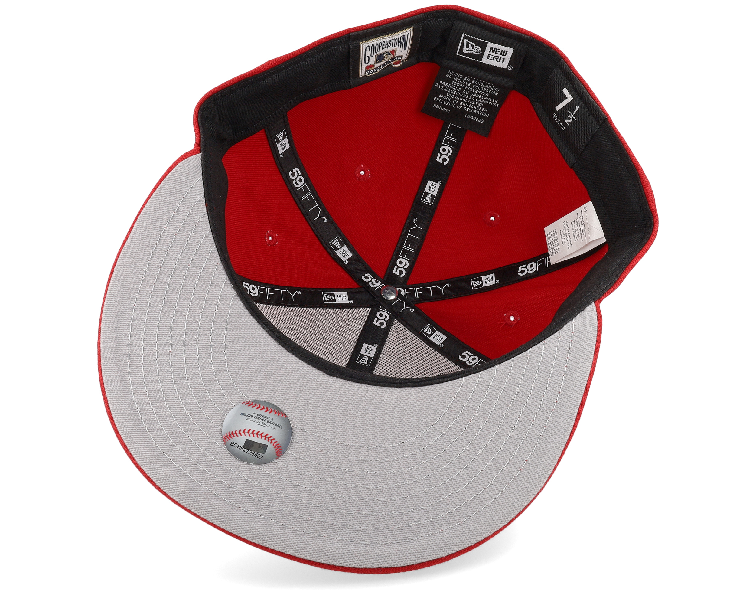 Oakland Athletics 59FIFTY Scarlet/Grey Fitted - New Era