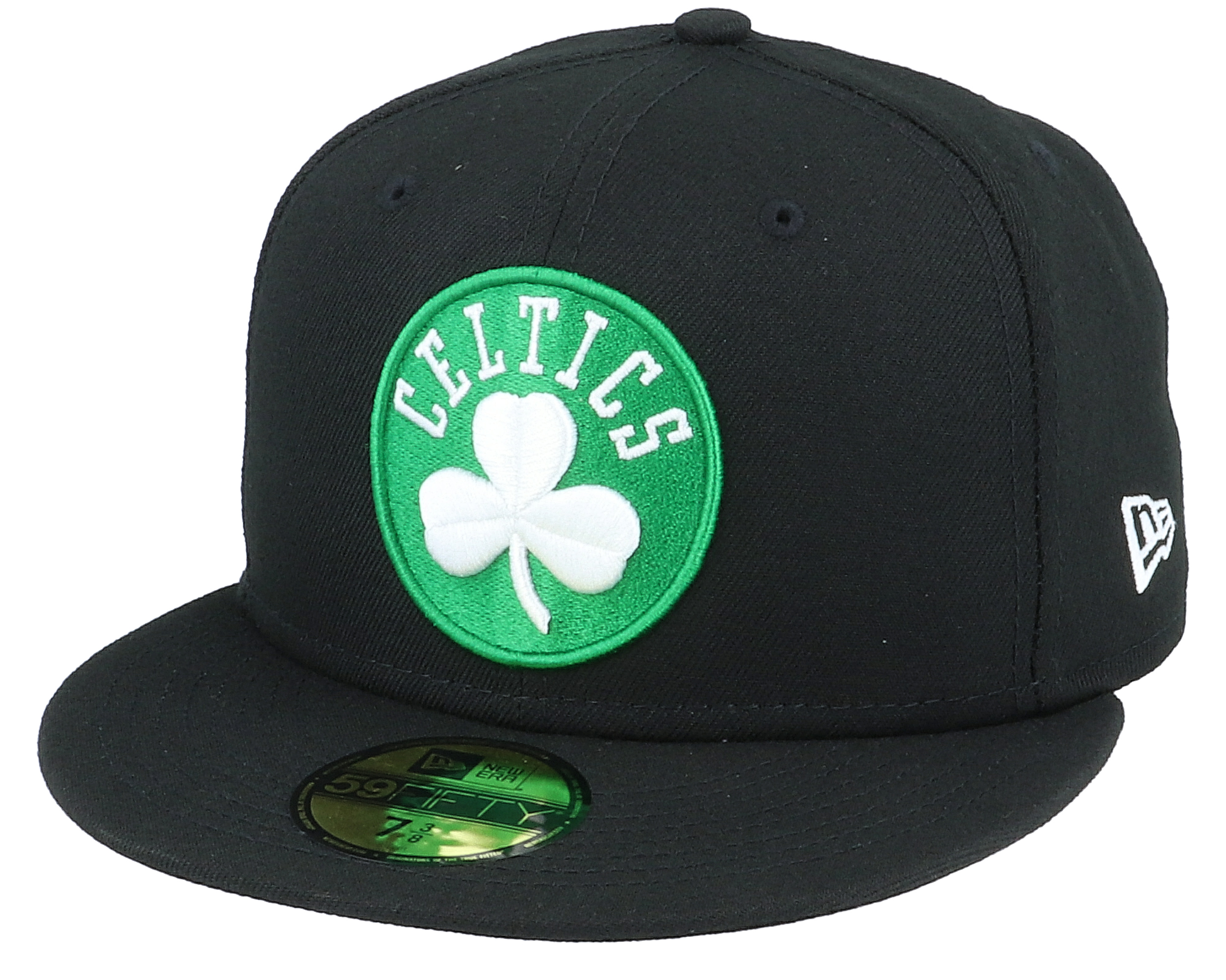 Boston Celtics Black and White 59FIFTY Fitted Hat