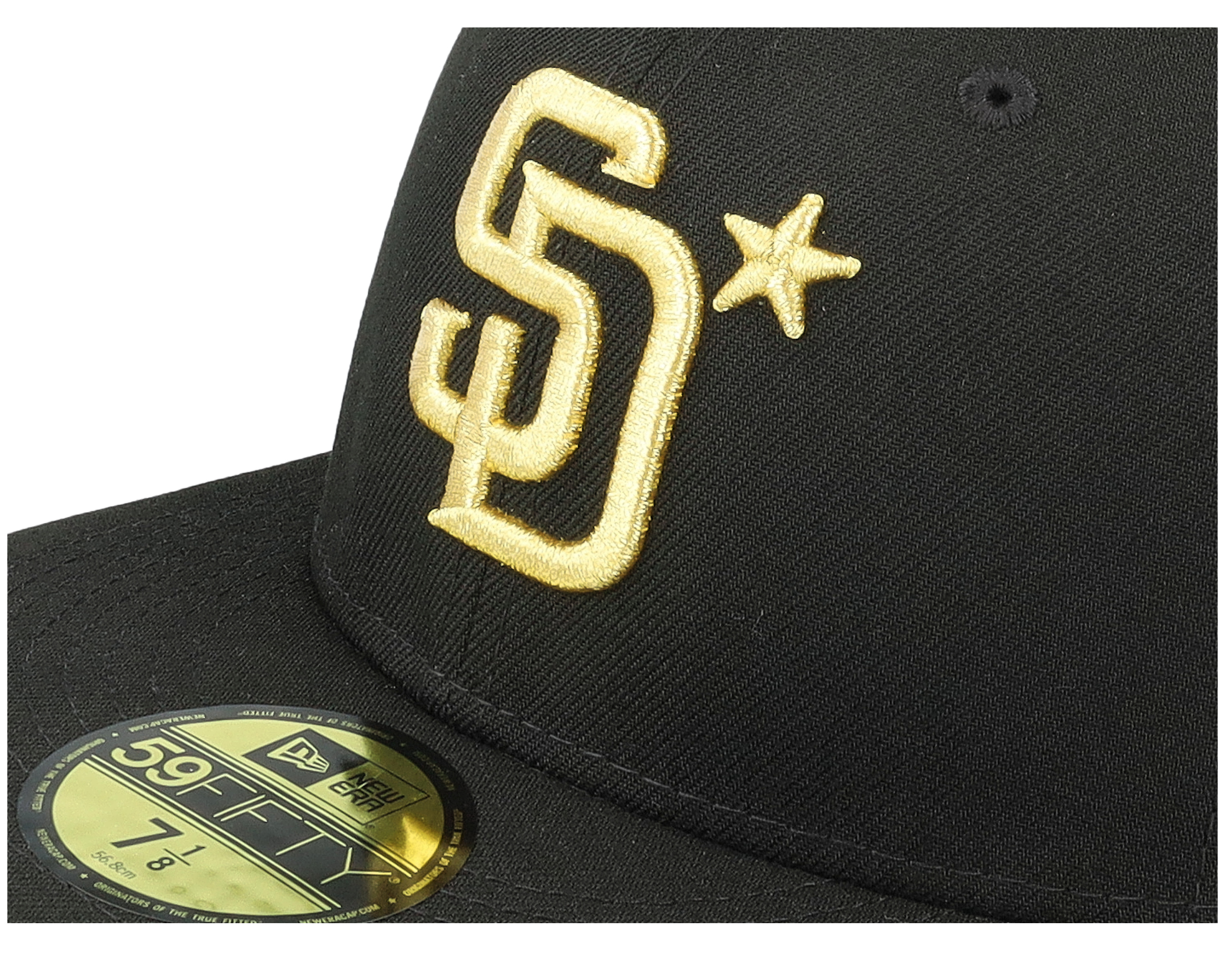 帽子 NEW ERA / SD 59FIFTY Logo Mesh Cap Black New Era 59Fifty San Diego Padres Low Profile 2022 All-Star