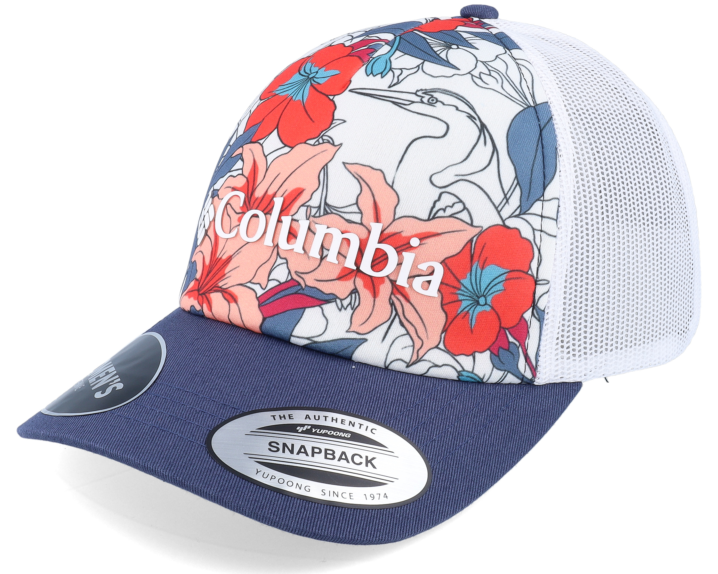 Womens Columbia Mesh Hat Ii White Lakeshore Trucker
