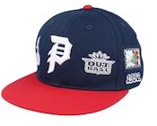 Jackson Blue/Red Snapback