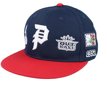 Jackson Blue/Red Snapback - Main Image