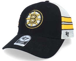 Boston Bruins Wilis Mvp Black/White Trucker - 47 Brand
