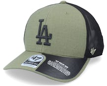 Los Angeles Dodgers Grid Lock Mesh Mvp Dp Canopy/Black Trucker - 47 Brand