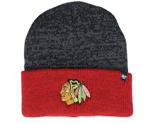 Chicago Blackhawks NHL Two Tone Brain Freeze Black/Red Cuff  - 47 Brand