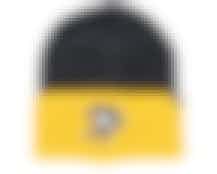 Pittsburgh Penguins Two Tone Brain Freeze Black/Yellow Cuff - 47 Brand