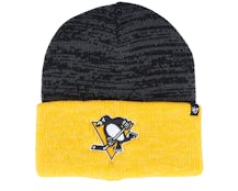 Pittsburgh Penguins Two Tone Brain Freeze Black/Yellow Cuff - 47 Brand