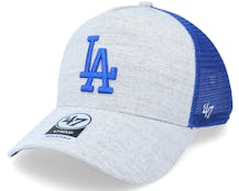 Los Angeles Dodgers Storm Cloud Mesh Mvp Dt Charcoal/Blue Trucker - 47 Brand