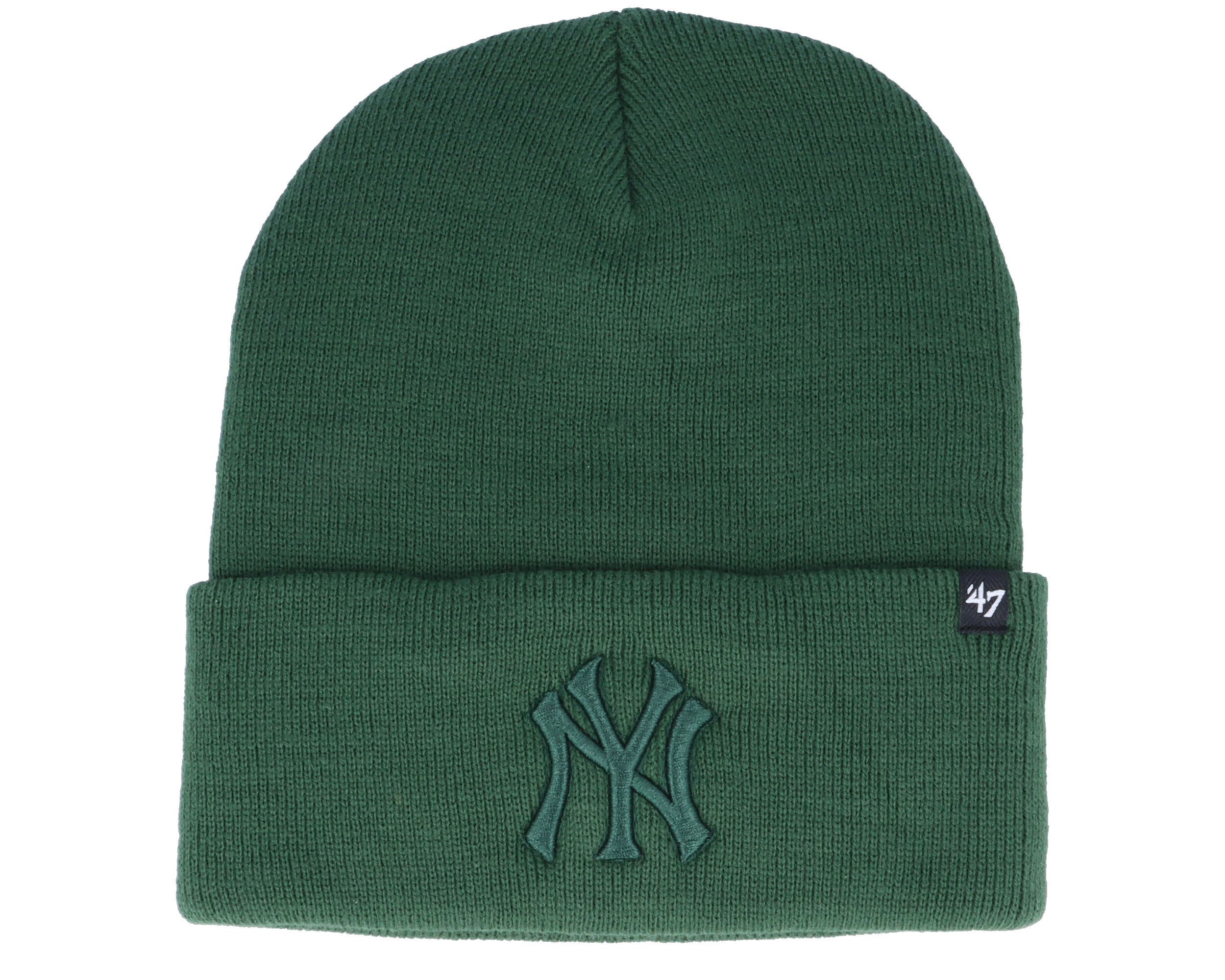 New York Yankees Haymaker Knit Dark Green Cuff - 47 Brand beanie ...