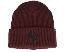 New York Yankees Upper Cut Knit Dark Maroon Cuff - 47 Brand