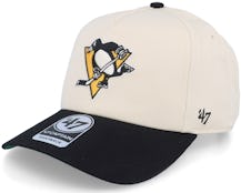 Pittsburgh Penguins Nantasket Captain Natural/Black Adjustable - 47 Brand