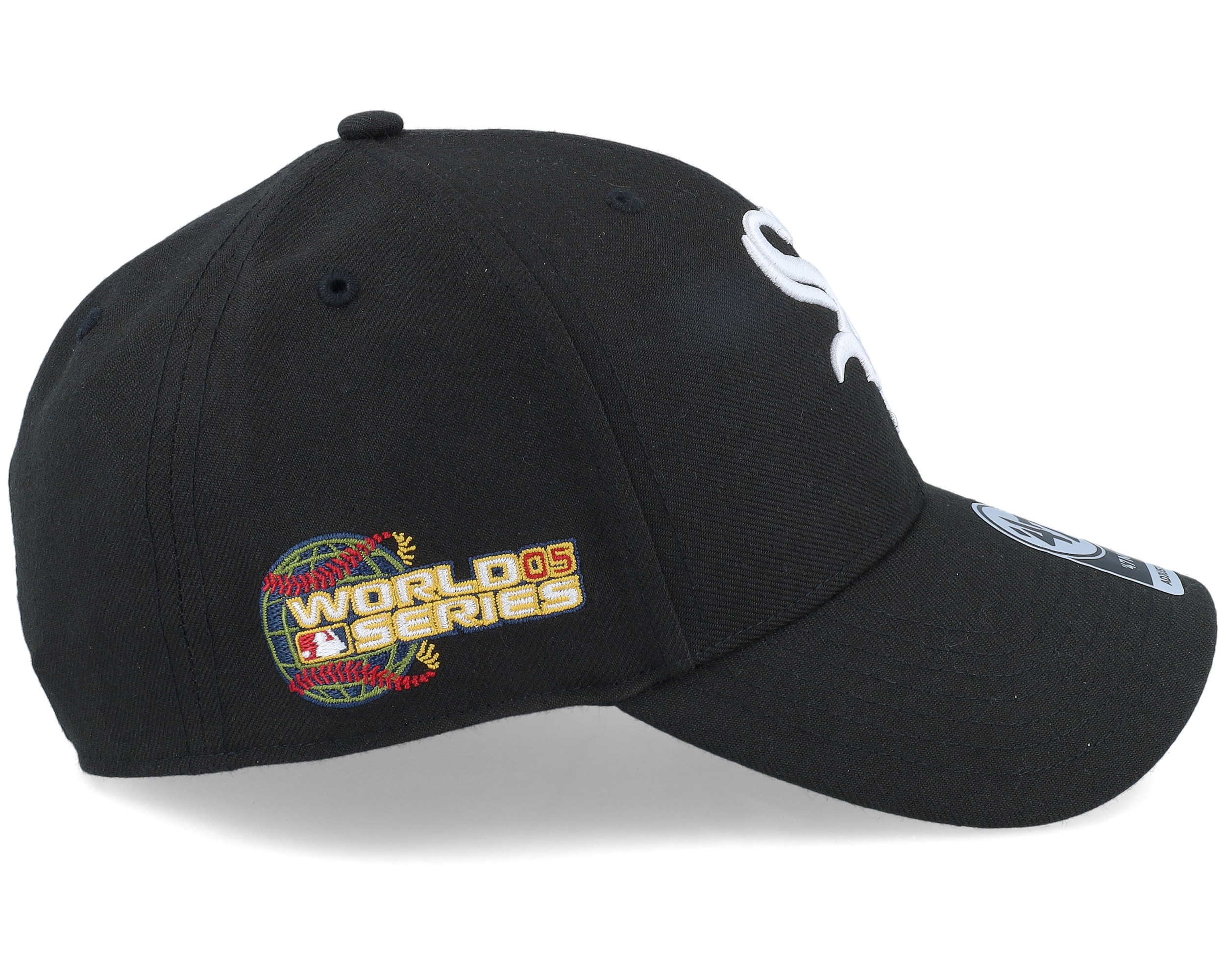 Chicago White Sox Sure Shot Mvp Black Adjustable - 47 Brand