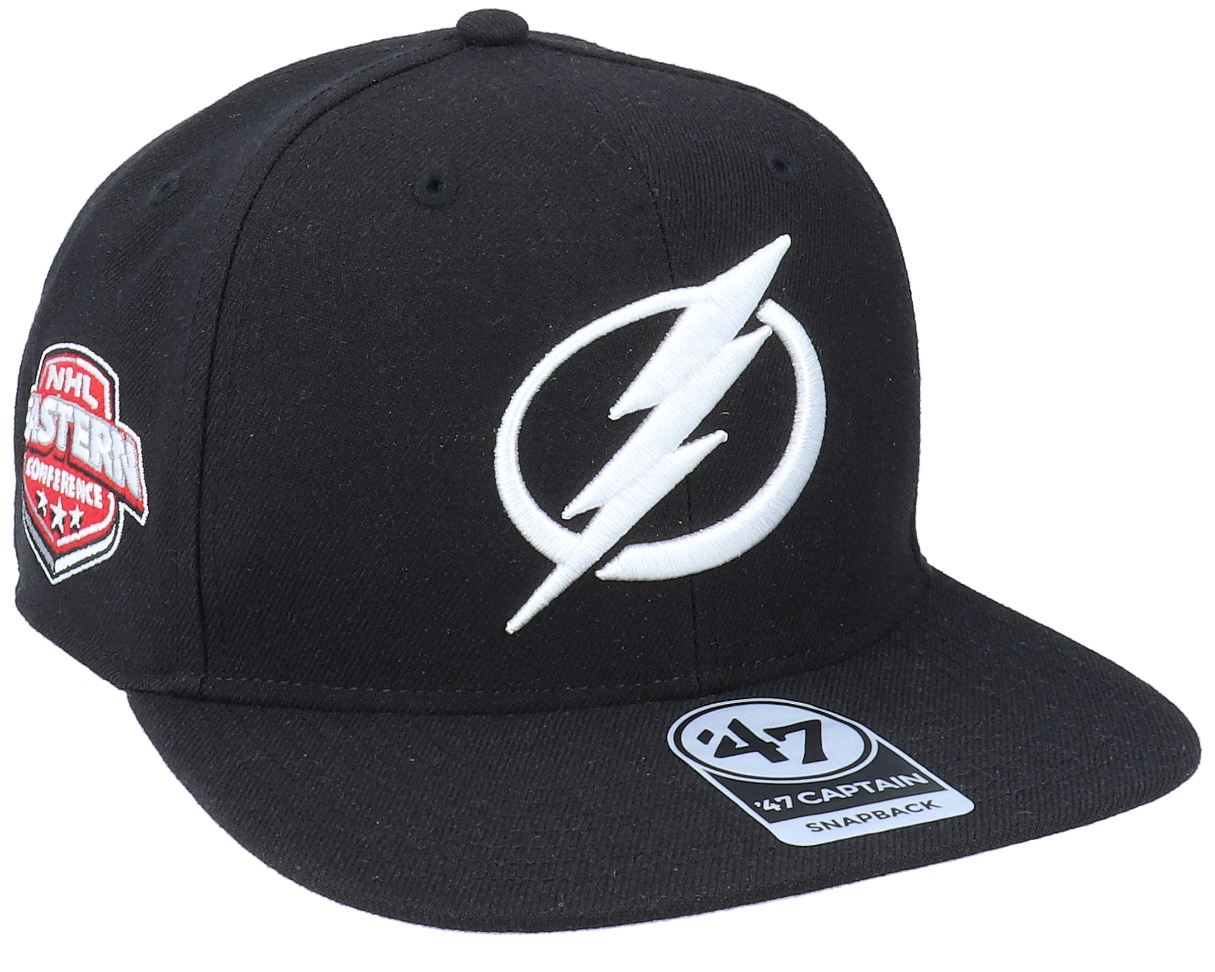 Tampa Bay Lightning '47 Adjustable Snapback Black Captain Hat