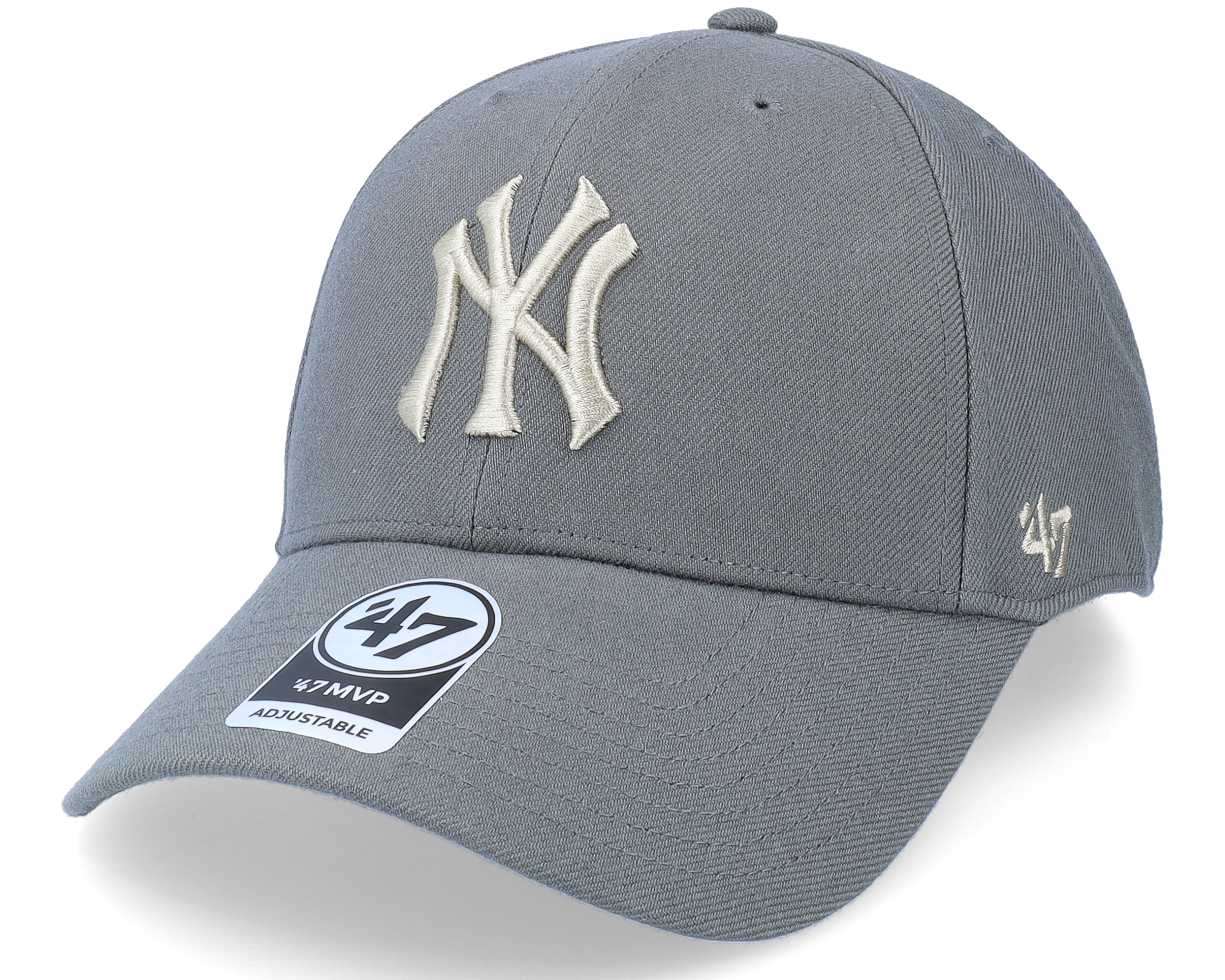 47 MVP ADJUSTABLE HAT. MLB. NEW YORK YANKEES. GRAY.