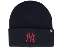 New York Yankees MLB Haymaker Black/Maroon Cuff - 47 Brand