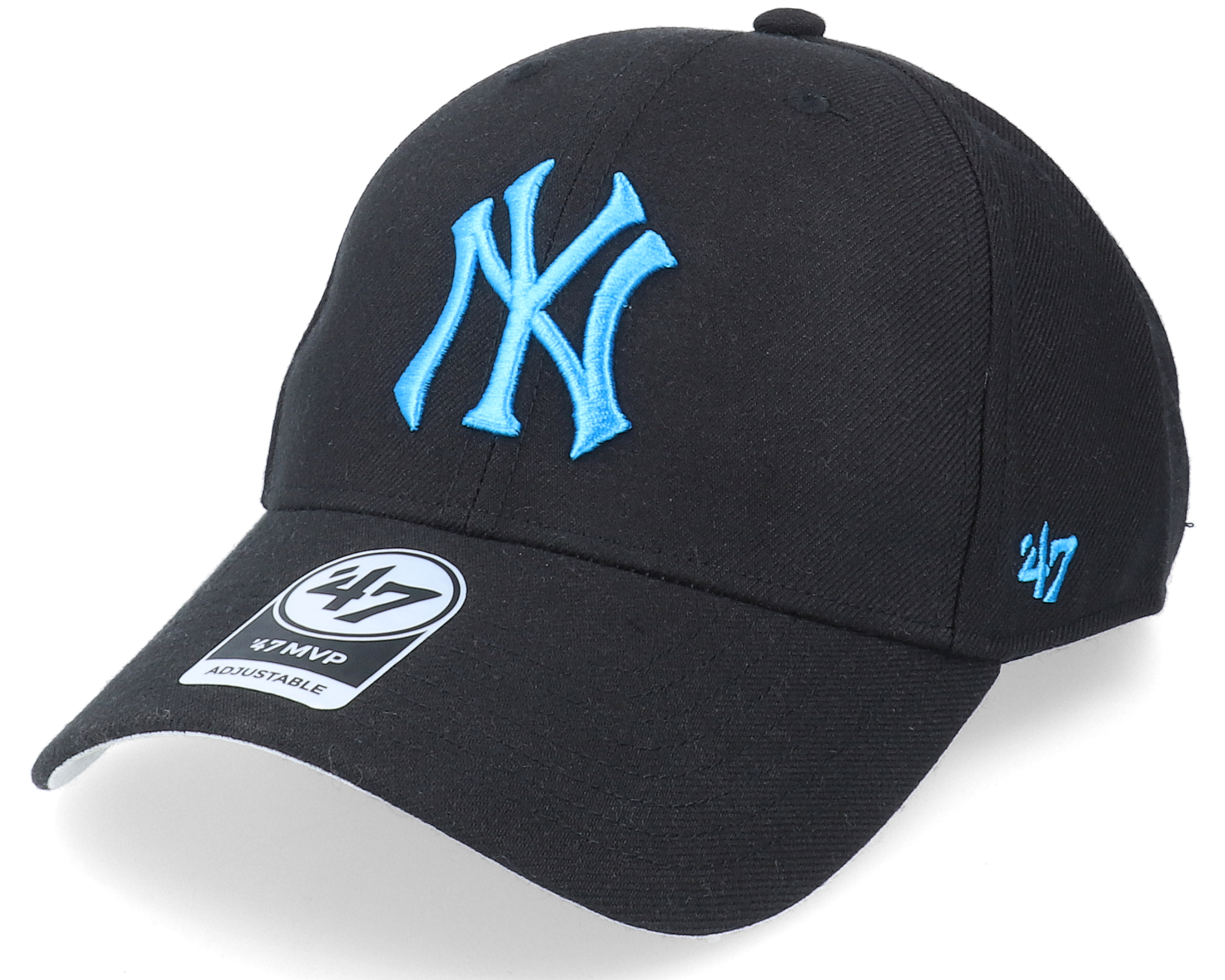 New York Yankees Mvp Black/Blue Adjustable - 47 Brand Cap ...