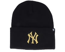 New York Yankees Metallic Haymaker Knit Black Cuff - 47 Brand