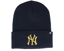 New York Yankees Metallic Haymaker Knit Navy Cuff - 47 Brand