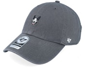 Dog Base Runner Icon 47 Clean Up Charcoal Dad Cap