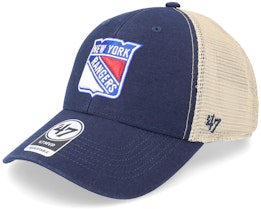 New York Rangers NHL Flagship Wash MVP Navy Trucker - 47 Brand