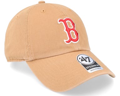 MLB Boston Red Sox Clean Up Cap - Camel, Black, White, Navy