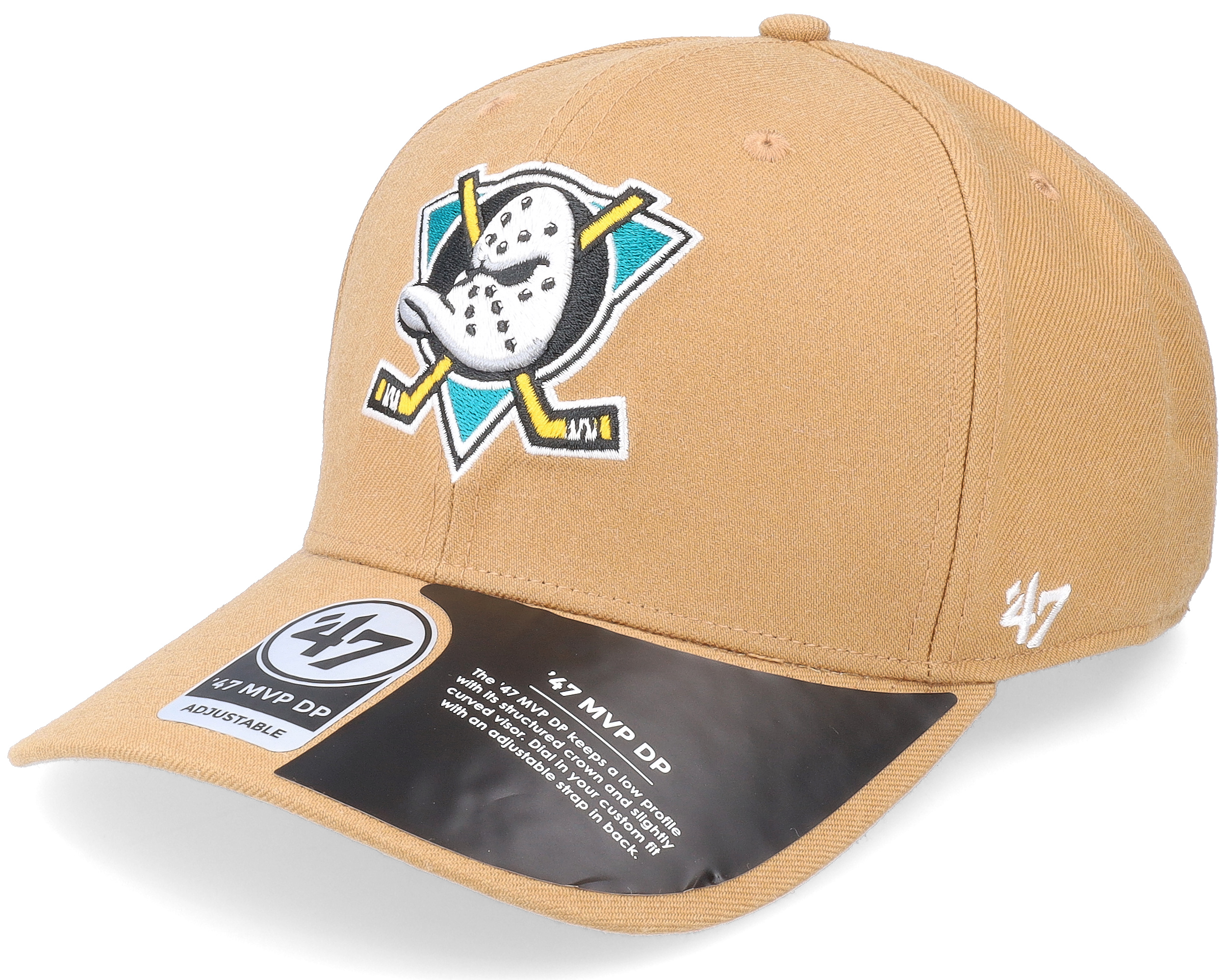 MVP Mighty Ducks Trucker Cap by 47 Brand