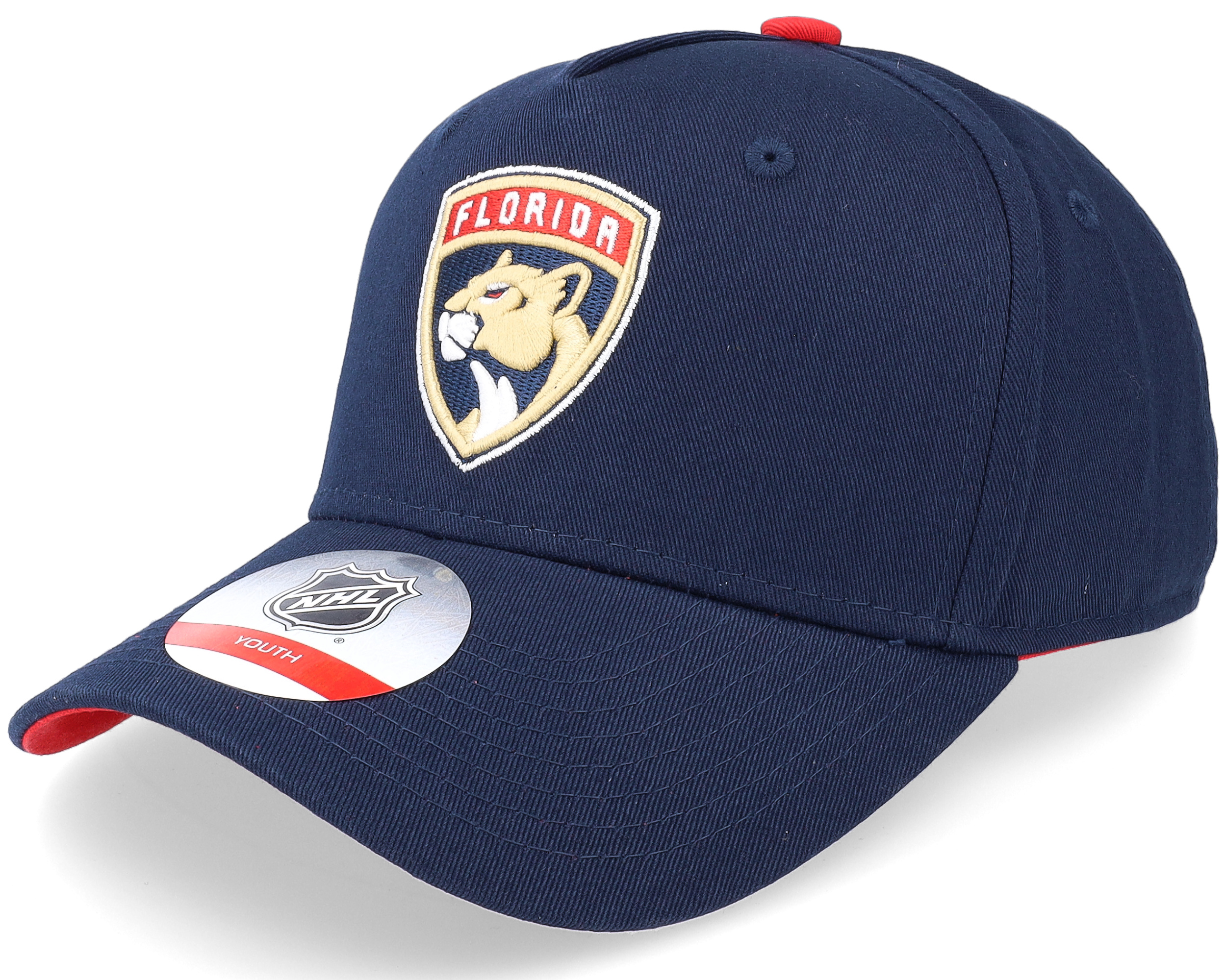 Kids Florida Panthers Precurved College Navy Adjustable - Outerstuff ...