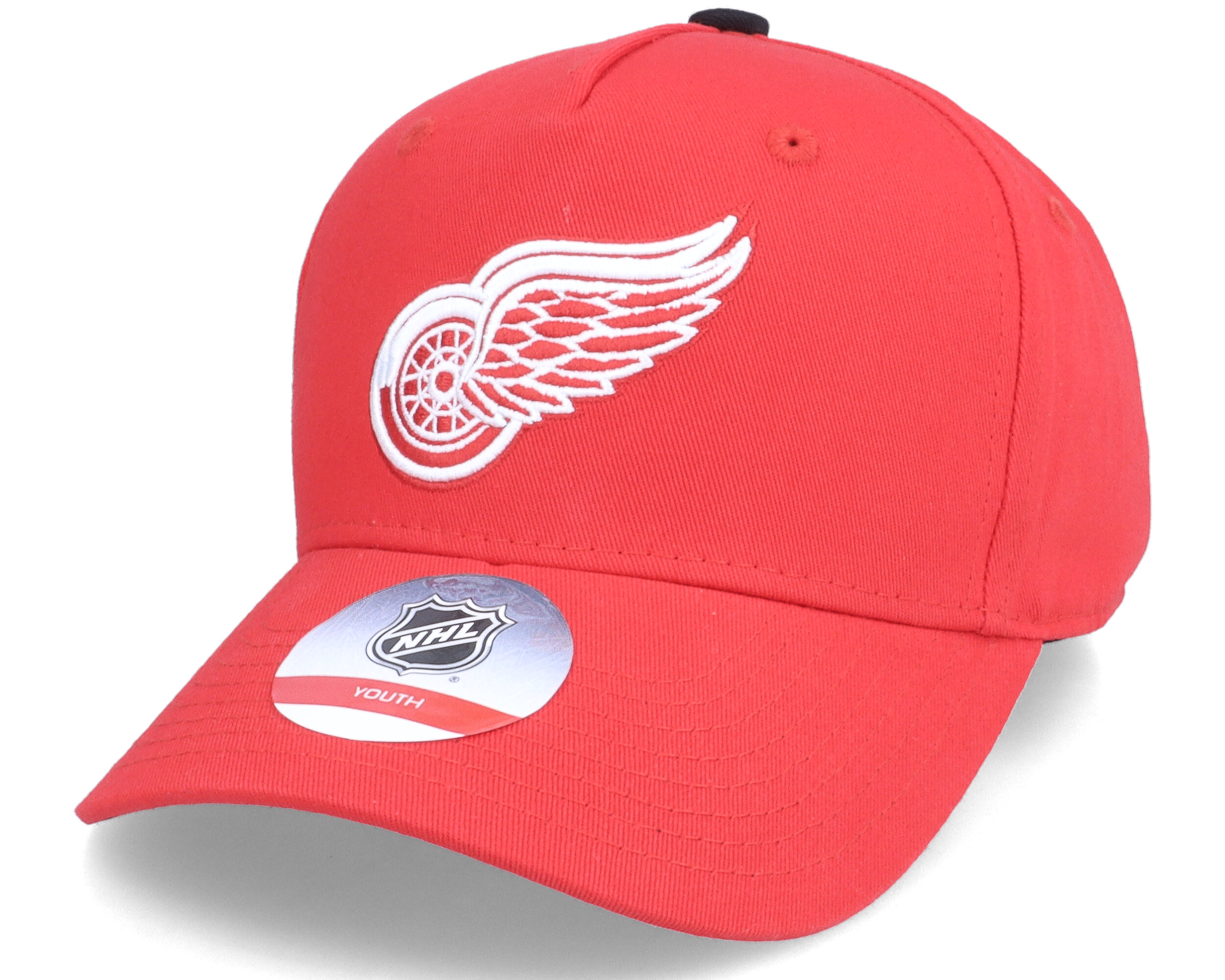 Outerstuff Precurved Snapback Hat - Detroit Red Wings - Youth