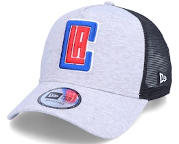 Los Angeles Clippers Jersey Essential Grey/Black Trucker - New Era