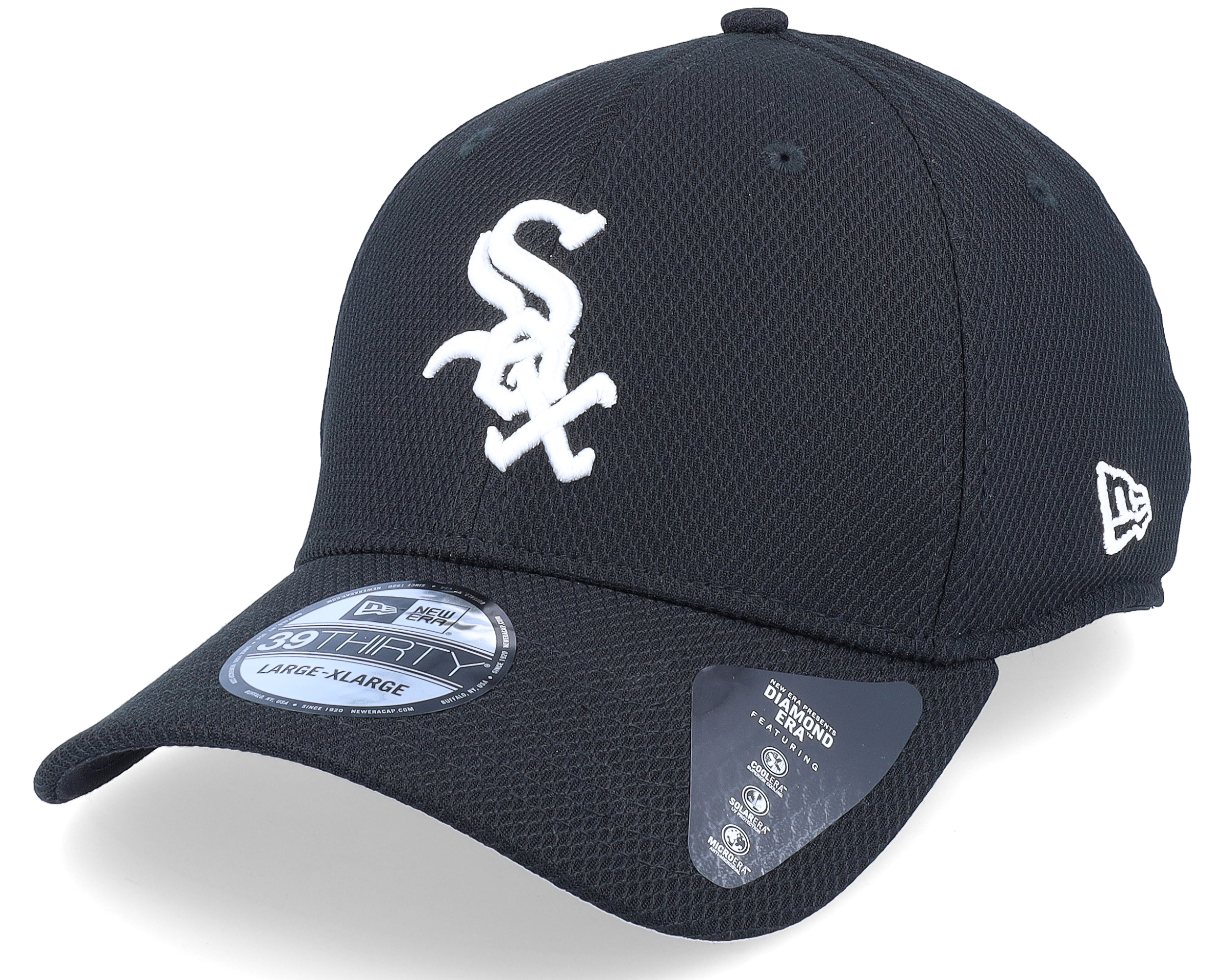 Chicago White Sox Diamond Era 39THIRTY Black/White Flexfit - New Era ...