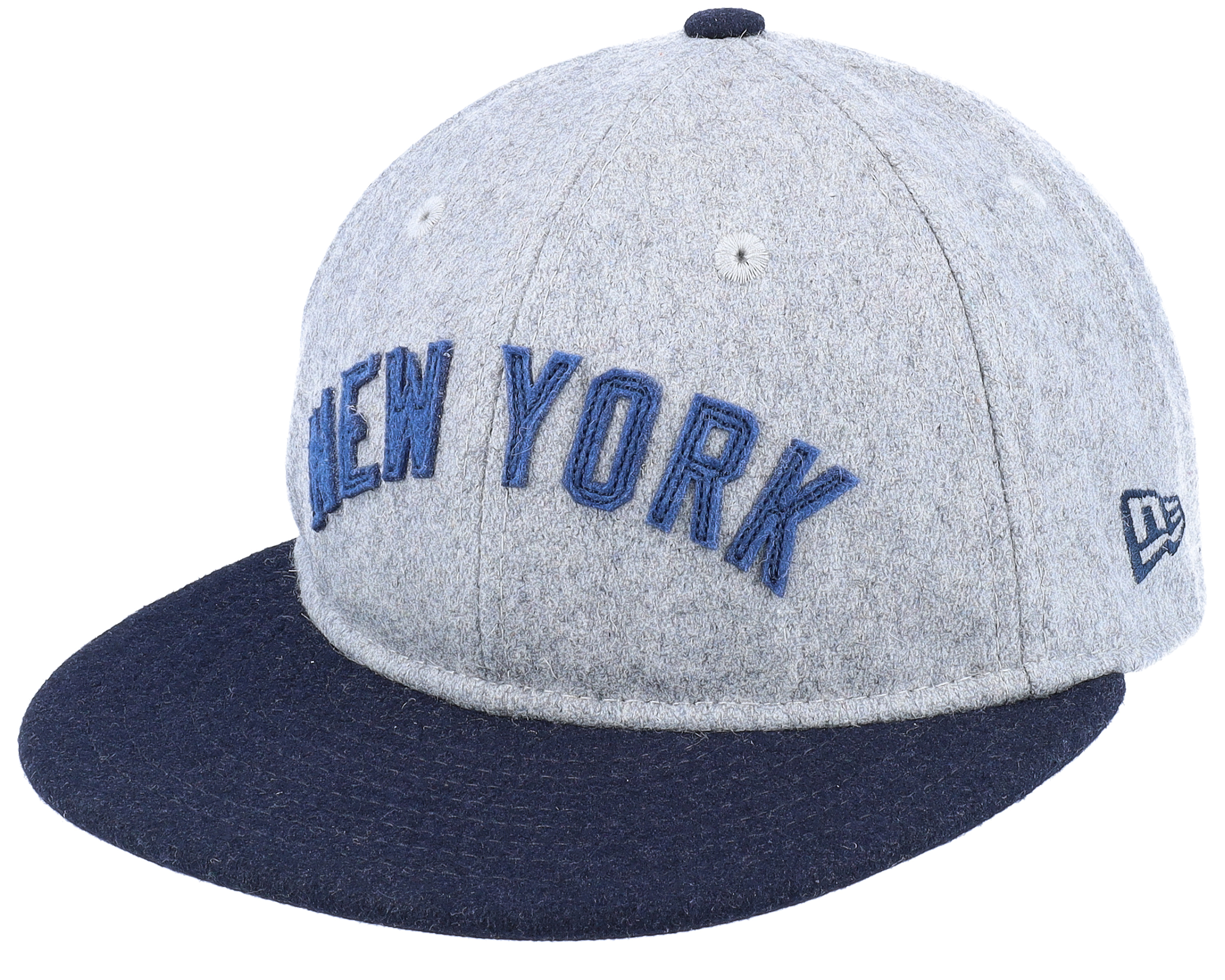 New York Yankees Cooperstown 9FIFTY Retro Crown Heather Grey/Navy Snapback