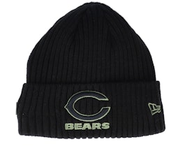 Chicago Bears Salute To Service NFL 20 Knit Black Cuff - New Era