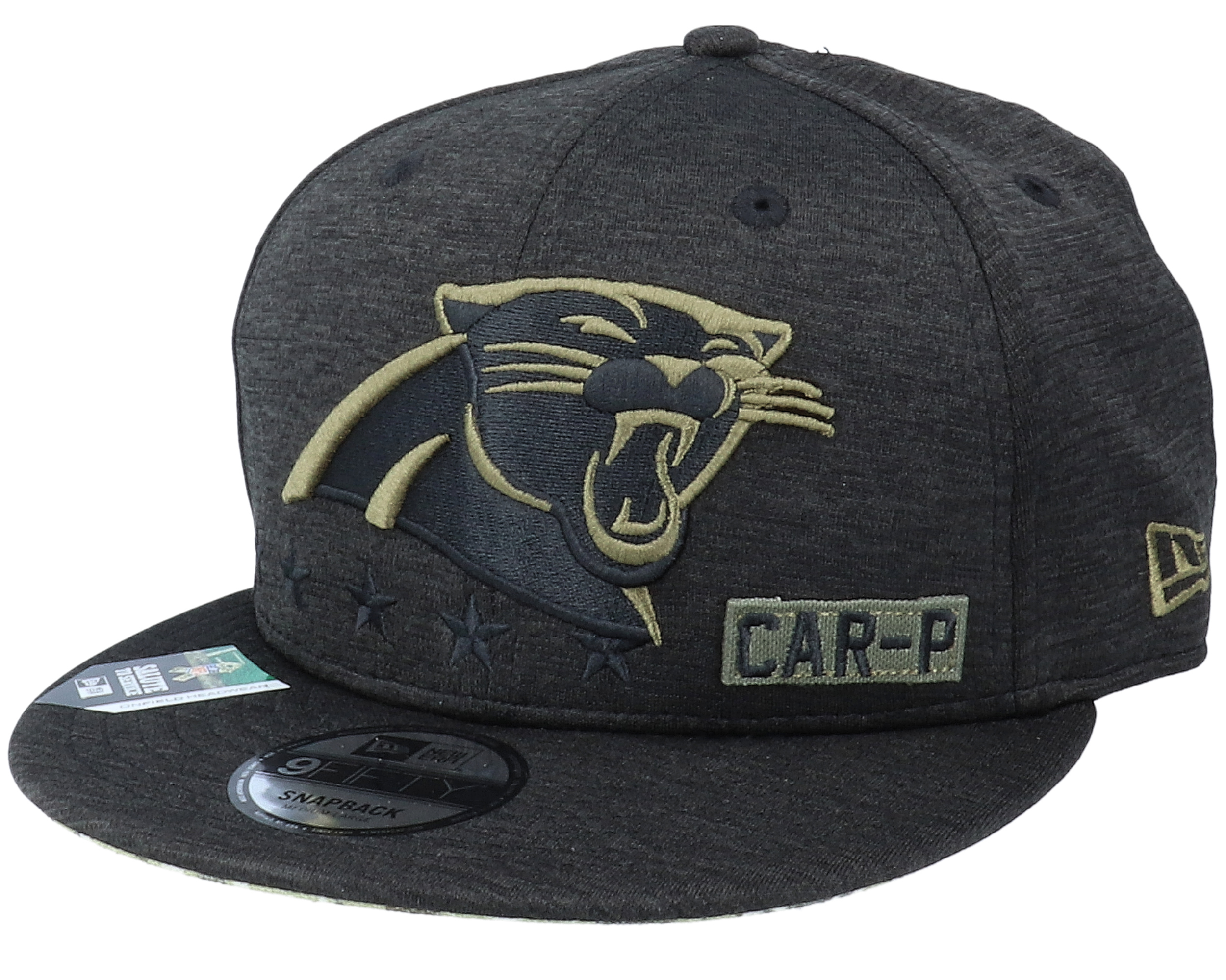 New Era Nfl  Carolina Panthers Nfl Salute To Service Black Trucker Cap - ·  Kales Tiles