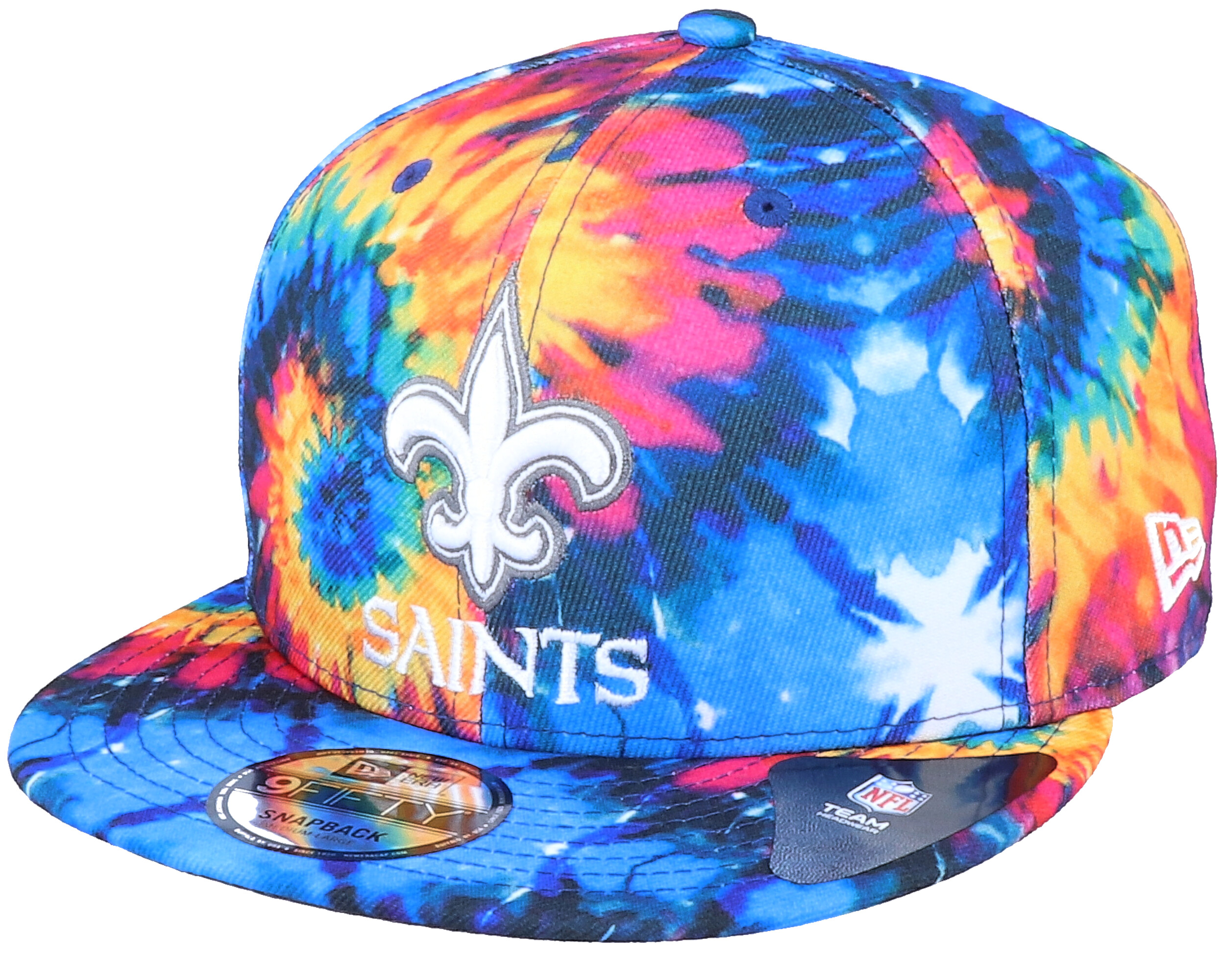 New Orleans Saints Crucial Catch 9Fifty Tie-Dye Multicolor Snapback - New  Era cap