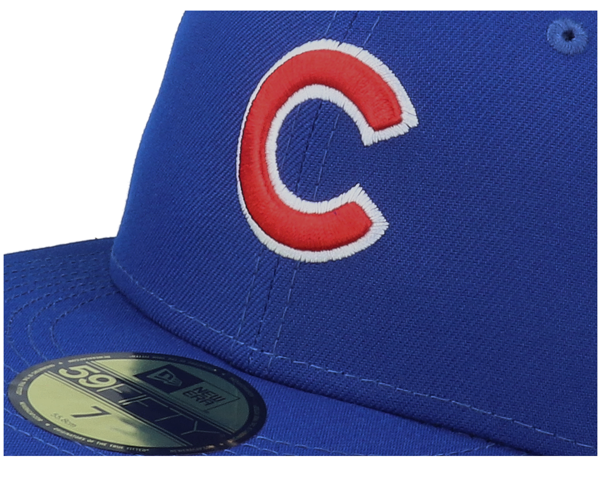 New Era fitted sold hats for men Navy blue Chicago Cubs