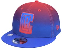 Los Angeles Clippers 9FIFTY NBA20 Back Half Blue/Red Snapback - New Era
