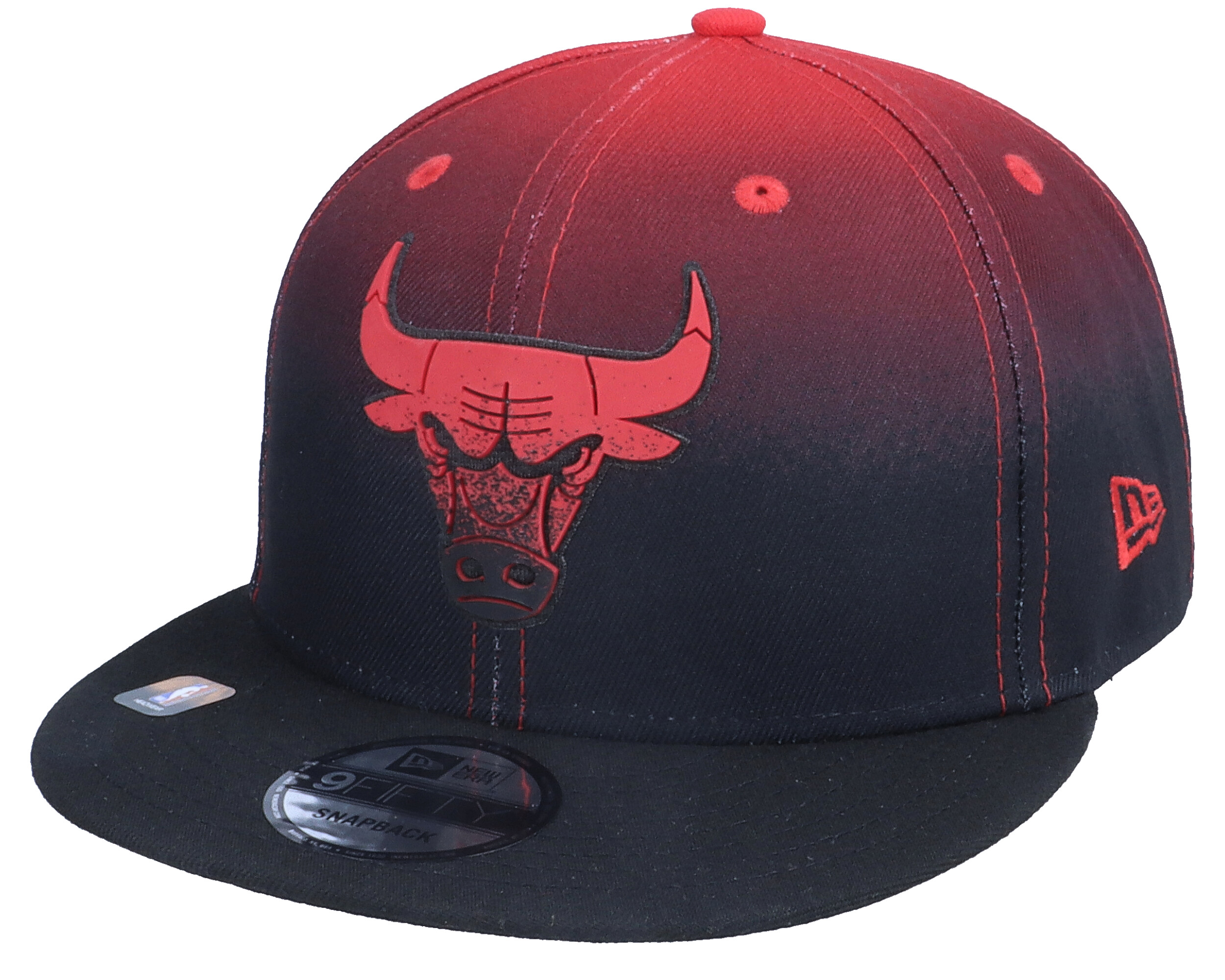 red and black chicago bulls hat