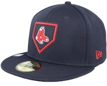 Boston Red Sox MLB21 Onfield Clubhouse Navy 59FIFTY Fitted - New Era