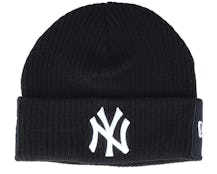 Hatstore Exclusive x New York Yankees Short Knit Thin Black/White Cuff - New Era