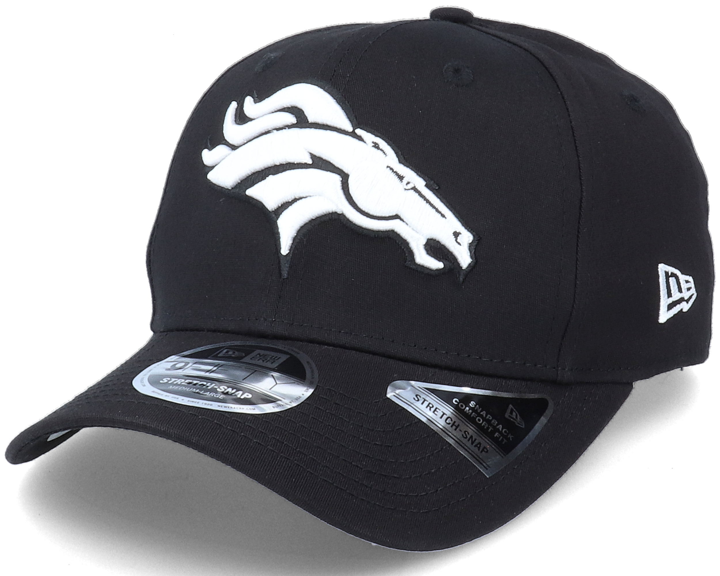 Hatstore Exclusive x Denver Broncos Essential 9Fifty Stretch Black ...