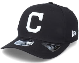 Hatstore Exclusive x Cleveland Indians Essential 9Fifty Stretch Black Adjustable - New Era