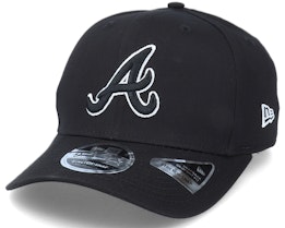 Hatstore Exclusive x Atlanta Braves Essential 9Fifty Stretch Black Adjustable - New Era