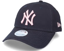 New York Yankees Womens League Essential 9Forty Neyyan Navy/Pink Adjustable - New Era
