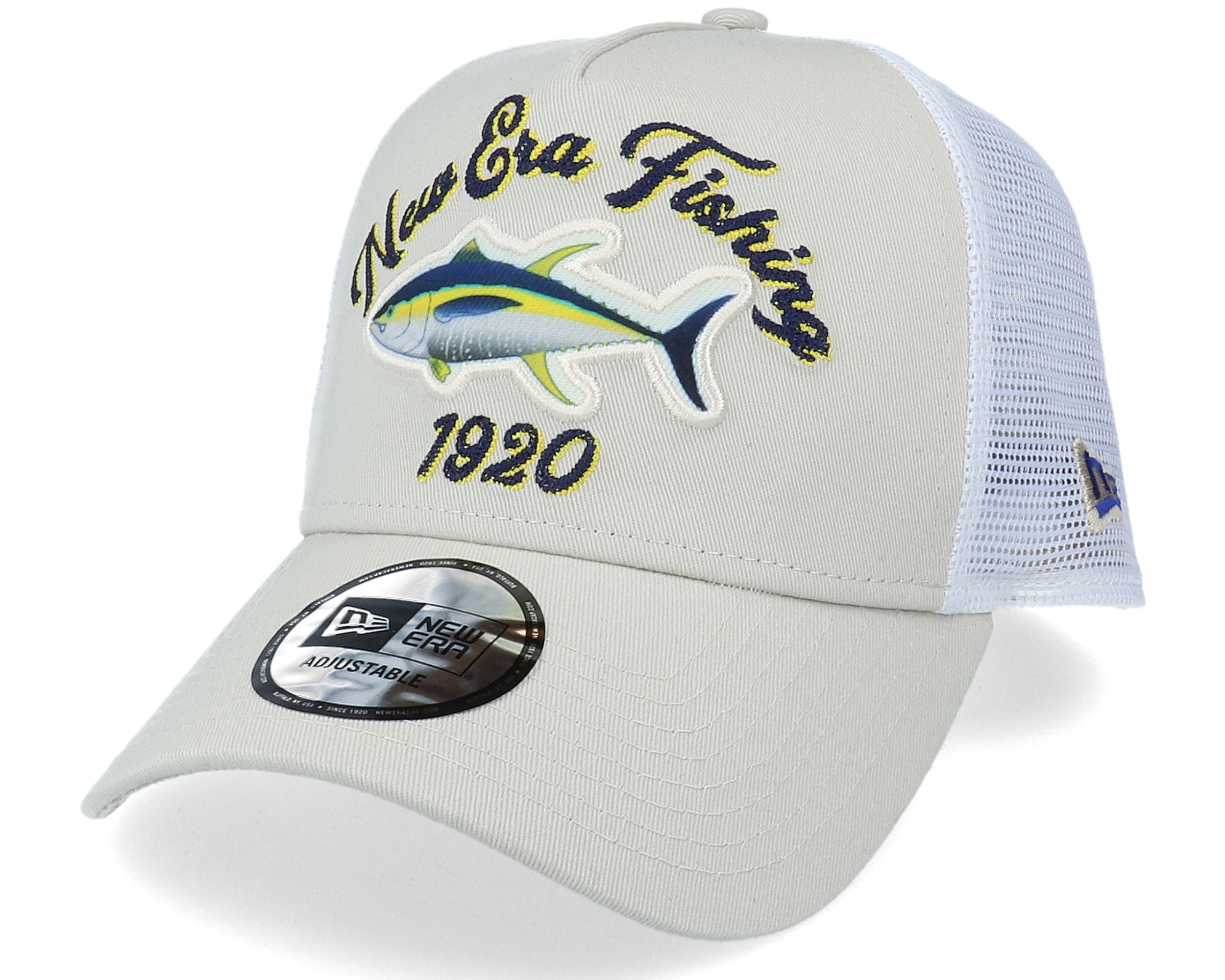 Ne Fishing Stone/White Adjustable - New Era cap