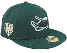 Tampa Bay Rays 59FIFTY Dark Green Fitted - New Era