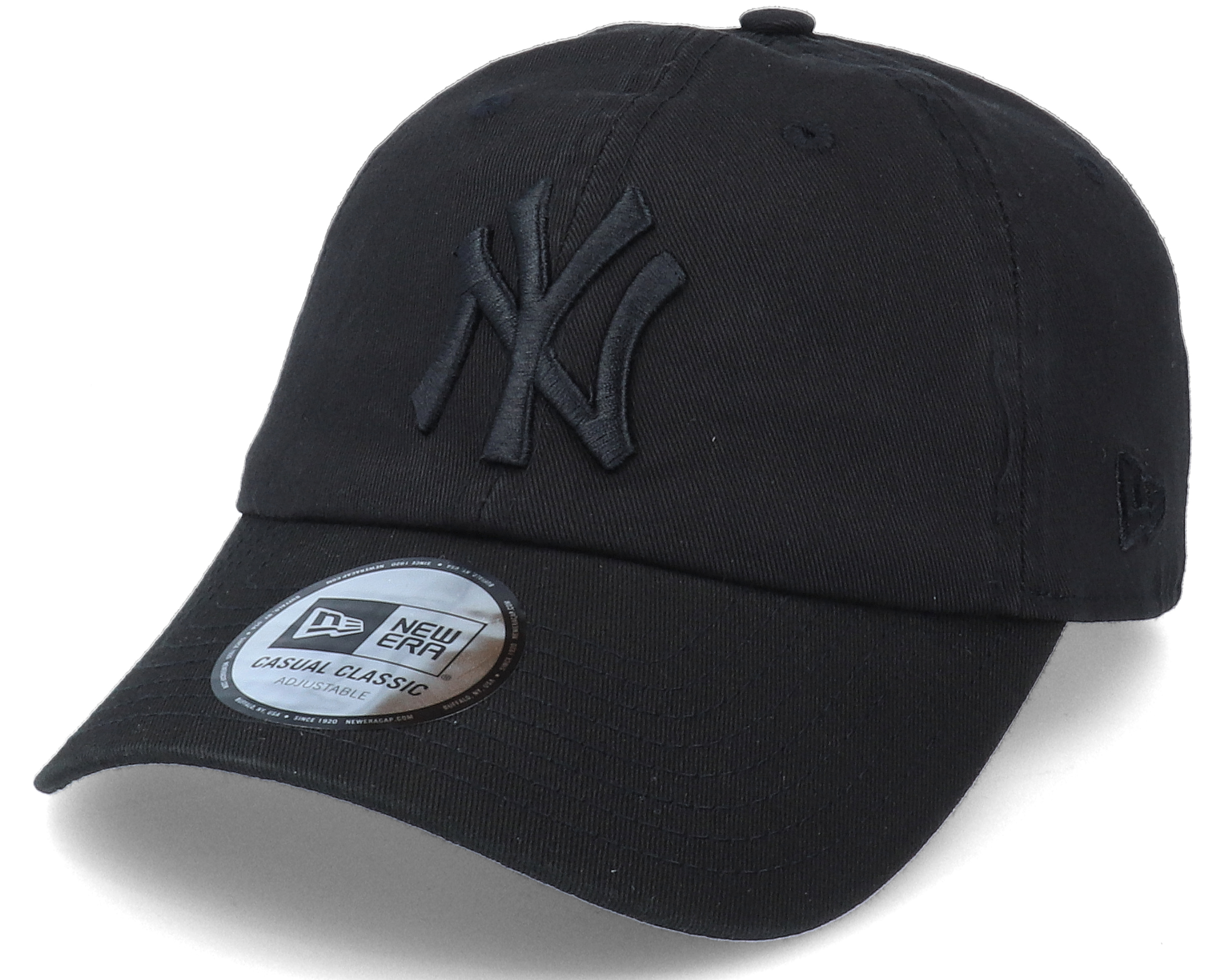 black yankee dad hat